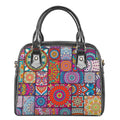 Square Bohemian Mandala Patchwork Print Shoulder Handbag