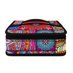 Square Bohemian Mandala Patchwork Print Small Lunch Bag