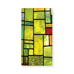 Square Stained Glass Mosaic Print Baby Crib Sheet