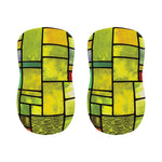 Square Stained Glass Mosaic Print Bar Stool Covers