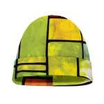 Square Stained Glass Mosaic Print Beanie