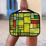 Square Stained Glass Mosaic Print Classic Bible Case