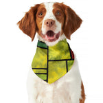 Square Stained Glass Mosaic Print Dog Bandana