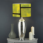 Square Stained Glass Mosaic Print Drum Lamp Shade