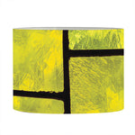 Square Stained Glass Mosaic Print Drum Lamp Shade