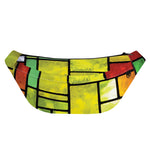 Square Stained Glass Mosaic Print Fanny Pack