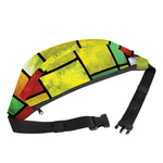 Square Stained Glass Mosaic Print Fanny Pack