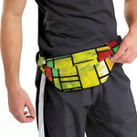 Square Stained Glass Mosaic Print Fanny Pack