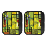 Square Stained Glass Mosaic Print Handle Covers