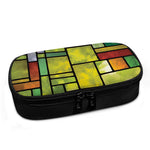 Square Stained Glass Mosaic Print Insulin Cooler Travel Case
