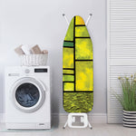 Square Stained Glass Mosaic Print Ironing Board Cover