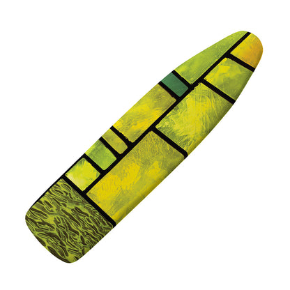 Square Stained Glass Mosaic Print Ironing Board Cover
