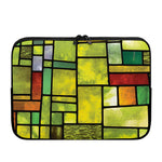 Square Stained Glass Mosaic Print Laptop Sleeve