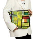 Square Stained Glass Mosaic Print Laptop Sleeve