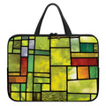 Square Stained Glass Mosaic Print Laptop Sleeve With Handle