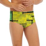 Square Stained Glass Mosaic Print Men's Briefs
