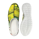 Square Stained Glass Mosaic Print Mesh Casual Shoes