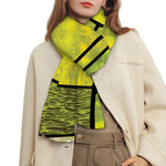 Square Stained Glass Mosaic Print Scarf