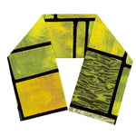 Square Stained Glass Mosaic Print Scarf