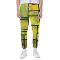 Square Stained Glass Mosaic Print Joggers