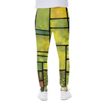 Square Stained Glass Mosaic Print Scuba Joggers