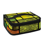 Square Stained Glass Mosaic Print Small Lunch Bag