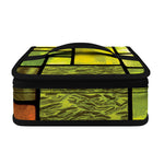 Square Stained Glass Mosaic Print Small Lunch Bag
