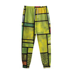 Square Stained Glass Mosaic Print Sweatpants