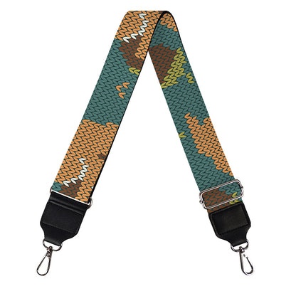 Squirrel Knitted Pattern Print Bag Strap