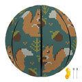 Squirrel Knitted Pattern Print Basketball