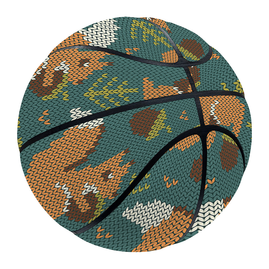 Squirrel Knitted Pattern Print Basketball