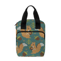Squirrel Knitted Pattern Print Bible Tote Bag