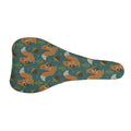 Squirrel Knitted Pattern Print Bicycle Seat Cover