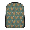 Squirrel Knitted Pattern Print Casual Backpack
