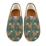 Squirrel Knitted Pattern Print Casual Shoes