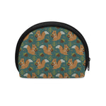 Squirrel Knitted Pattern Print Coin Purse