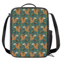 Squirrel Knitted Pattern Print Crossbody Lunch Bag