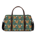 Squirrel Knitted Pattern Print Duffel Bag
