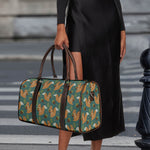 Squirrel Knitted Pattern Print Duffle Bag