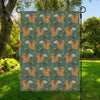 Squirrel Knitted Pattern Print Garden Flag