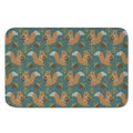 Squirrel Knitted Pattern Print Indoor Door Mat