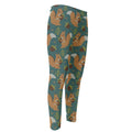 Squirrel Knitted Pattern Print Men's Compression Pants