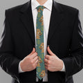 Squirrel Knitted Pattern Print Necktie