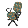 Squirrel Knitted Pattern Print Office Chair Cover