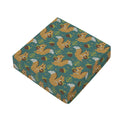 Squirrel Knitted Pattern Print Outdoor Seat Cushion Cover