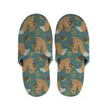Squirrel Knitted Pattern Print Slippers