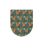Squirrel Knitted Pattern Print Toilet Lid Cover