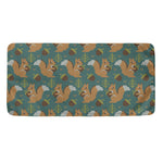 Squirrel Knitted Pattern Print Towel