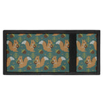 Squirrel Knitted Pattern Print Trifold Wallet