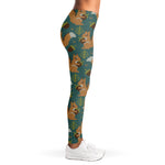 Squirrel Knitted Pattern Print Women's Leggings